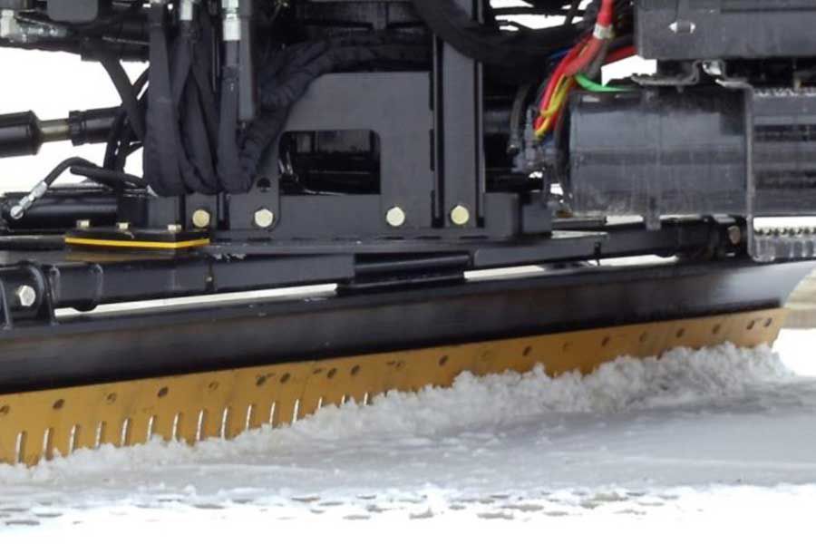 Airport snow blade P2UB MB Companies, Inc. for airport runway