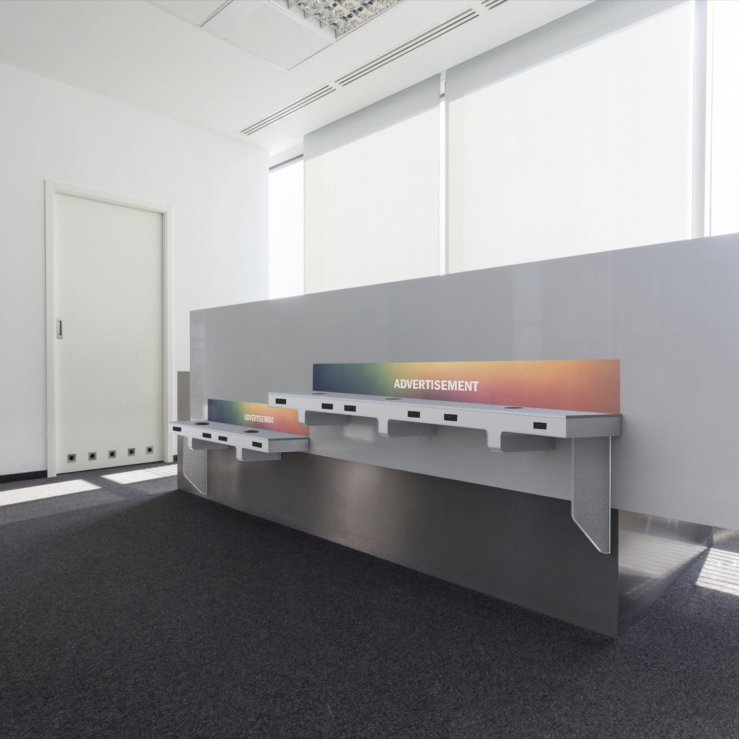 Airport charging station Parabit Systems wallmounted / USB