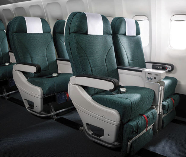 Aircraft Cabin Seat Economy Class With Integrated Screen