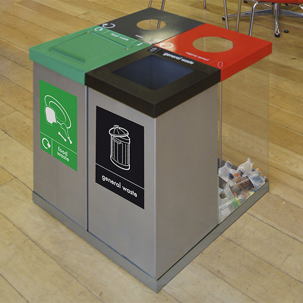 Airport waste bin BCC/60/60G/60M/80/80G/80M Wybone Limited floor