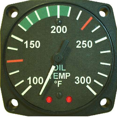 Temperature gauge - UMA Instruments - electronic / engine / oil