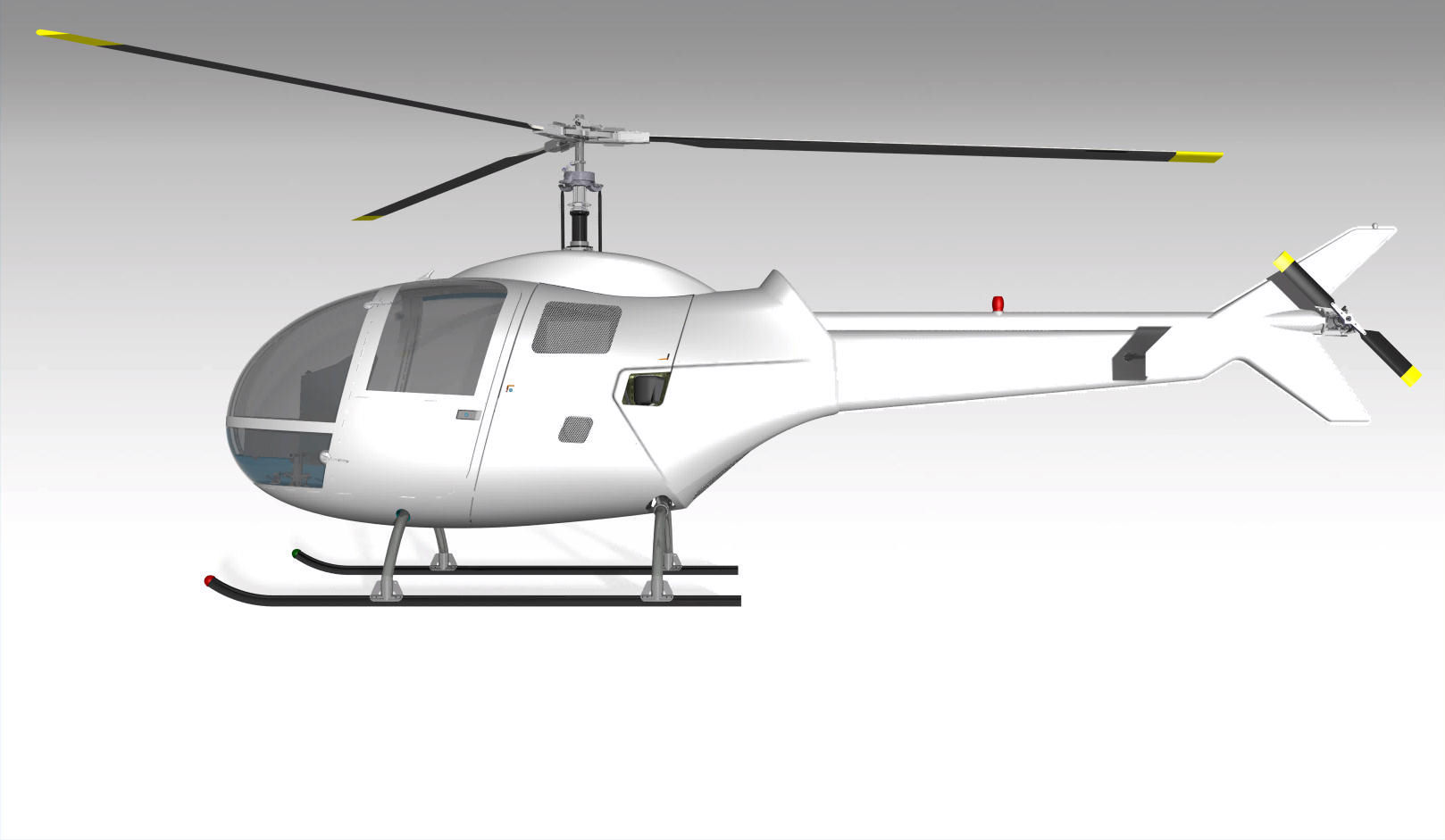 Twoseater helicopter Winner B250 Winner SCS utility / turboshaft