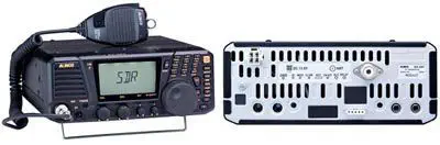 HF radio transceiver - DX-SR9T/E - Alinco - for aircraft / panel-mount
