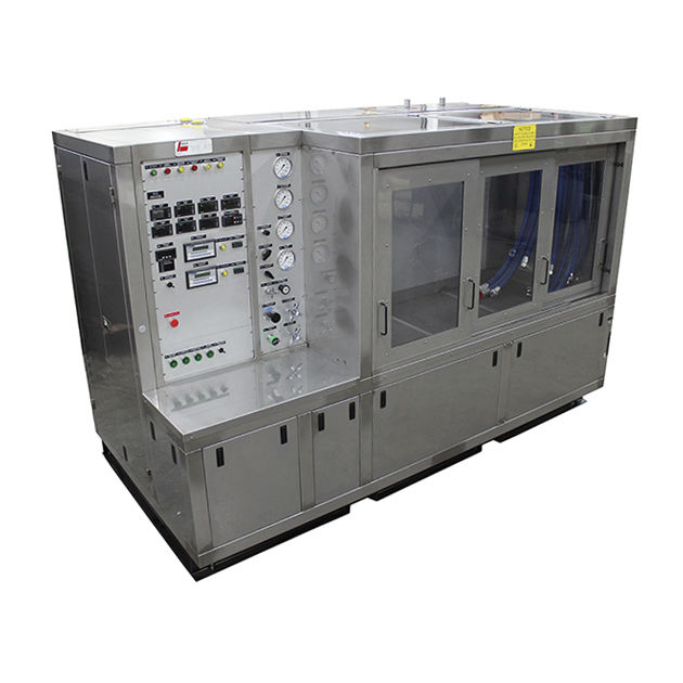 Flow testing machine 3076 Bauer Inc engine gearbox / for oil