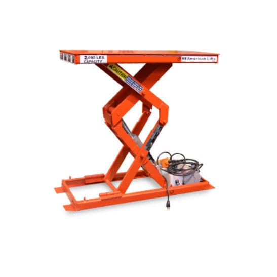Scissor lift table CPT series AUTOQUIP CORPORATION for airport