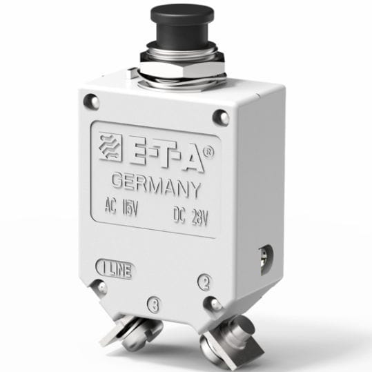 Thermal aerospace circuit breaker - 482 series - E-T-A - manual / 3 ...