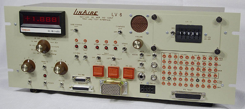 Avionics tester - LV-6 - LinAire - aeronautical / digital