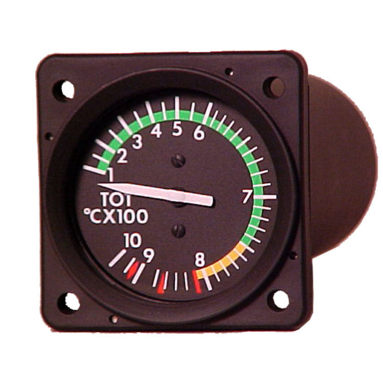 Temperature gauge 57610007 Ahlers Aerospace analog / fuel / for