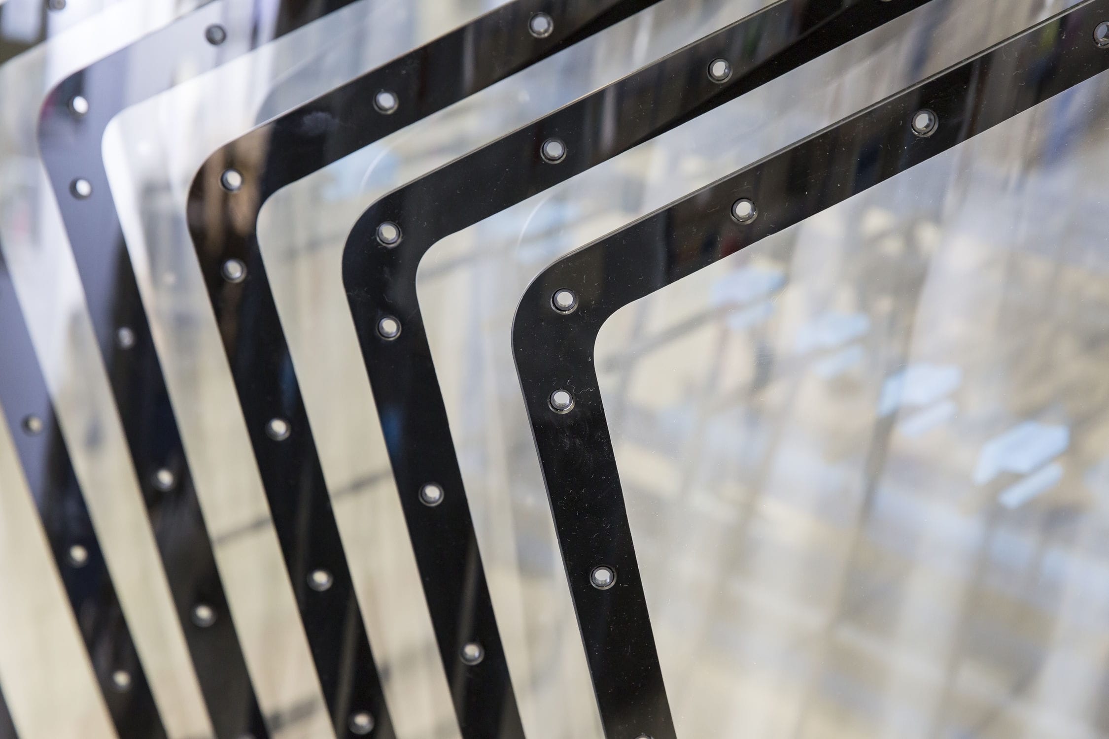 Helicopter aircraft windshield PLEXIGLAS® PLEXIWEISS GMBH acrylic / polycarbonate / tinted