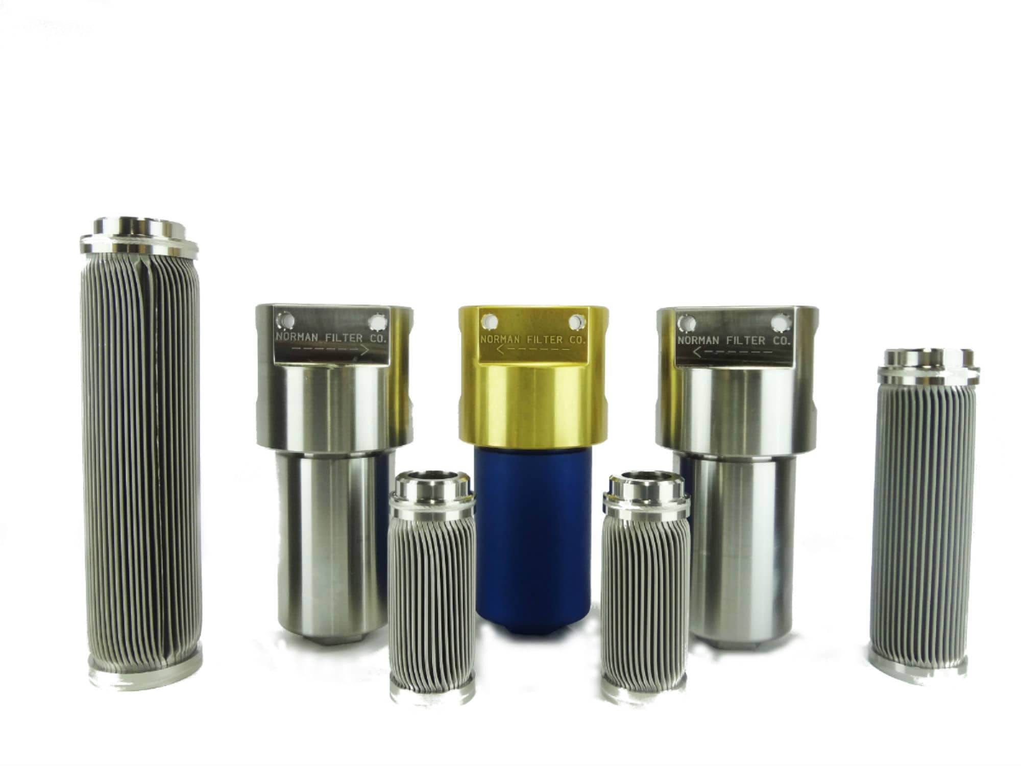 Hydraulic filter 4500 Series Norman filter Company wire mesh