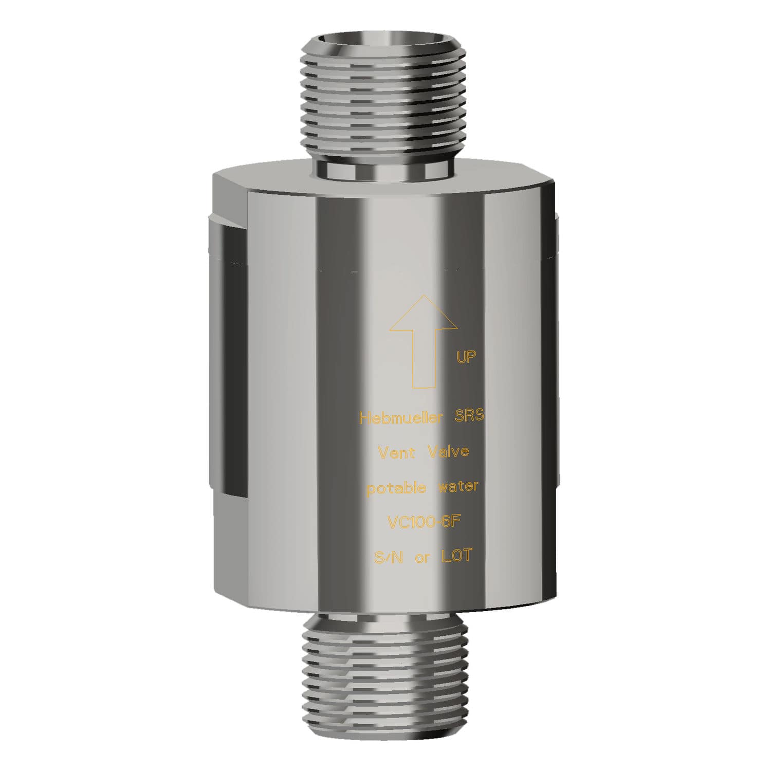 Potable water valve VC1006F Hebmüller Aerospace stop / for aircraft / vent