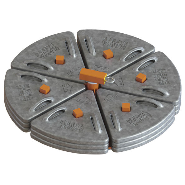 Steel fall-protection anchor - TURTLE - Kaya Yapi Sanayi - concrete ...