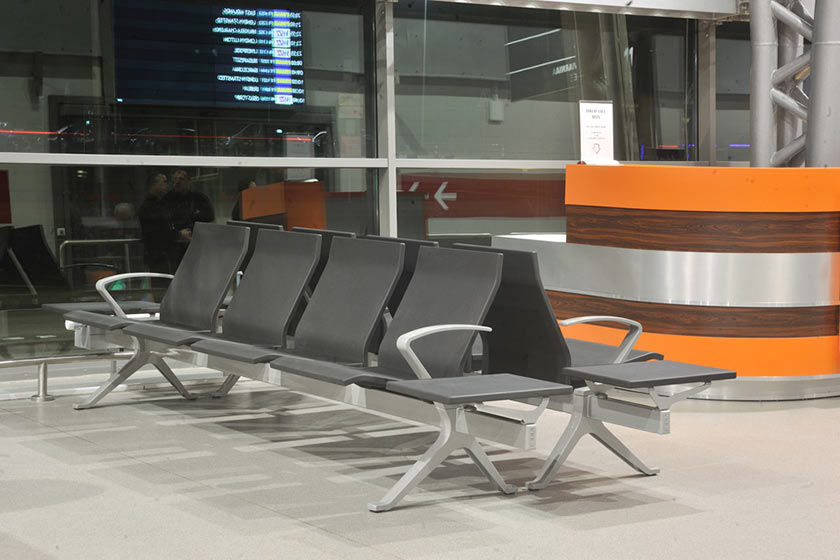 Airport beam chair FLY II 2D REAL 4seater / 5person / metal