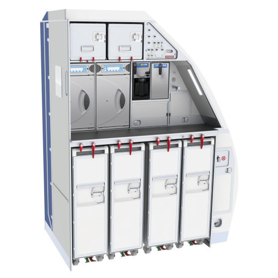 Aircraft galley ACP Safran Cabin narrowbody