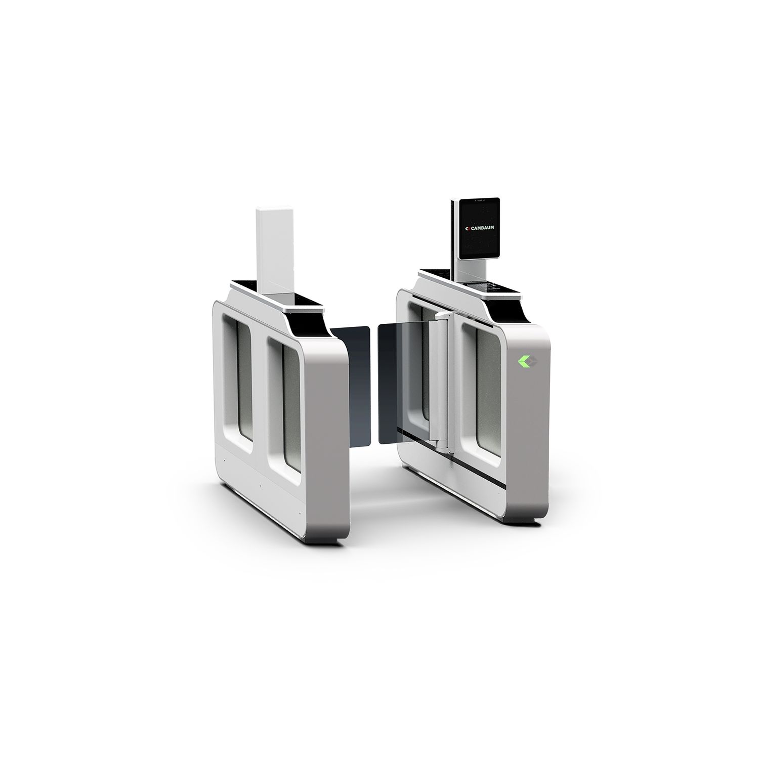 Selfboarding gate with boarding pass reader HSBCB21 Cambaum with document reader / with