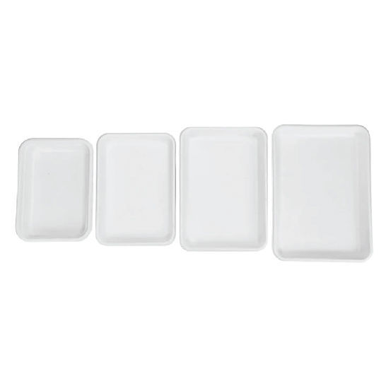 Aircraft cabin meal tray - Sky Blue - plastic / disposable / biodegradable