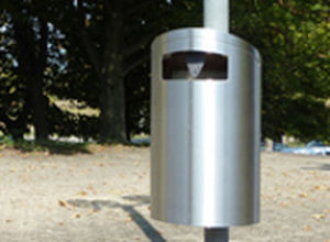 airport waste bin