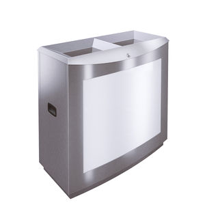 airport waste bin