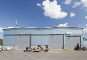 folding hangar doors