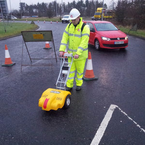 walk-behind runway friction tester