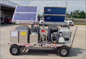 towed hydrant cart