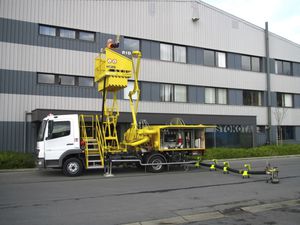 truck-mounted hydrant dispenser