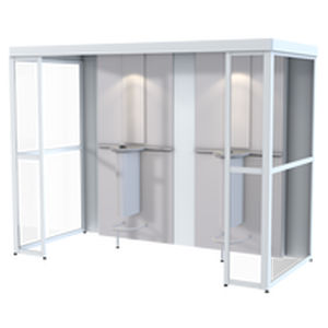 airport smoking cabin