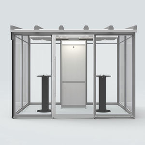airport smoking cabin