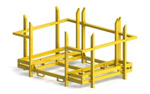 ULD storage cradle