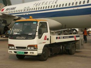 self-propelled lavatory truck