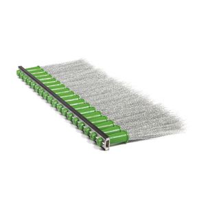 cassette sweeper brush / for airport runways / metal