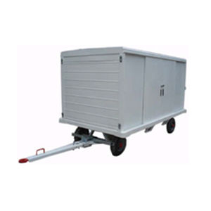runway baggage trailer