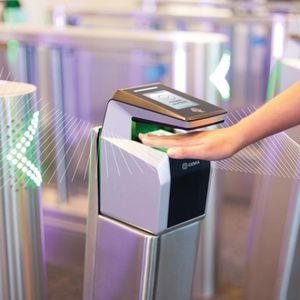 hand geometry scanner with optical sensor / for airports