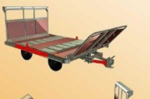 ground support baggage cart