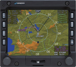 EFIS flight display