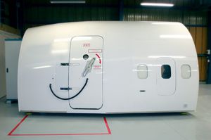 flight simulation cabin