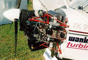 Wankel model airplane clearance engine