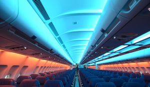 aircraft cabin lighting / LED / fluorescent / mood