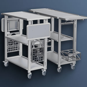folding aircraft service trolley