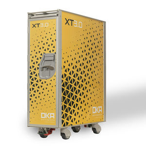 half-size aircraft meal cart