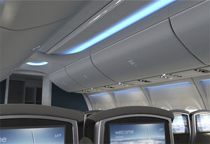 airplane overhead compartment