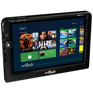 inflight entertainment aircraft cabin display / HD / touch screen