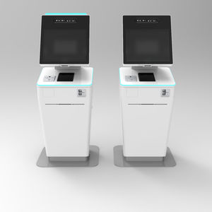 check-in kiosk with passport reader / with printer / with CUSS / with barcode reader