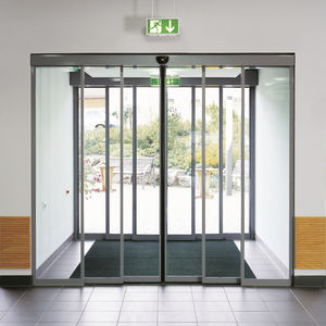 airport security interlocking door