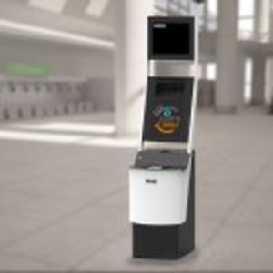 facial recognition scanner with card reader / for airports