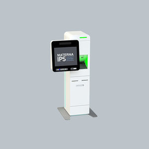 check-in kiosk with printer