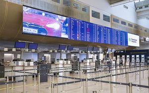 LED airport display