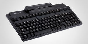 keyboard with MSR reader
