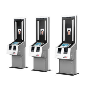 check-in kiosk with boarding pass reader