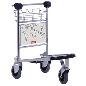 airport terminal luggage trolley